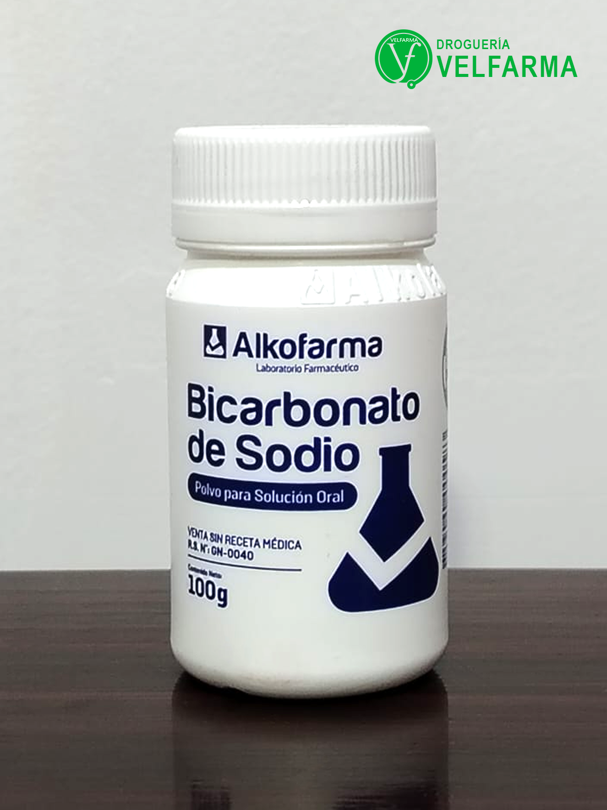 BICARBONATO DE SODIO POLVO P. SOLUCION ORAL X 100g